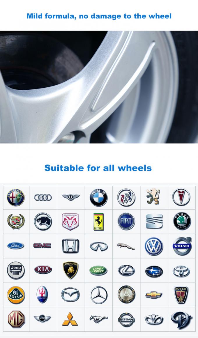 모든 바퀴 유형을 위한 바퀴 세탁기술자 차 관리 제품 Romove 브레이크 먼지 1