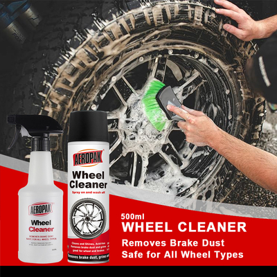 500ml Wheel Cleaner Aerosol for Alloy Rims 350g Net Weight