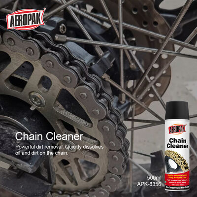 Aeropak 500ml Aerosol OEM/ODM Cycle Motorcycle Bicycle Bike Chain Cleaner Chain Cleaner Spray for Exposed Gears and Hinges