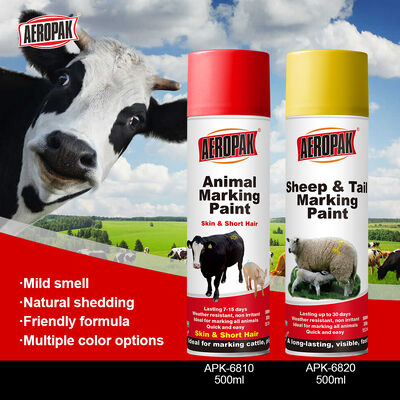 Professional 500ml Livestock Breeding Estrous Marker Spray Paint Wholesale Private Label Heat Detection Tail Marking Premium