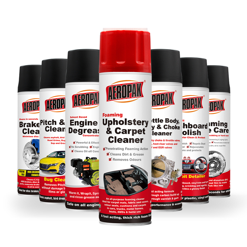 500ml Tinplate Car Dashboard Cleaner Spray 3-Year Shelf Life