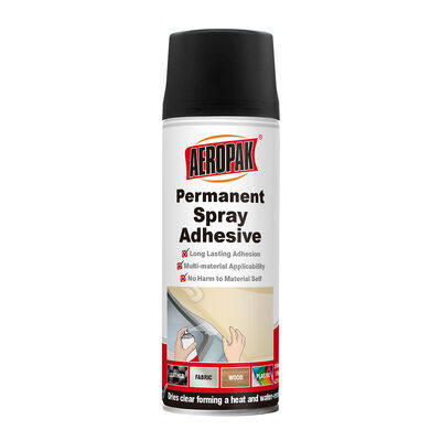 Aeropak 200ml 에어로솔 천체 특유 투명 영구 접착제 접착제 스프레이 밀폐 물질에 대한 높은 스프레이 커버