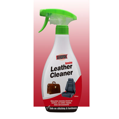 아에로파크 500ml 가벼운 공식 깊은 청소 및 복원 자동차 가죽 좌석 및 가정 관리에 대한 정품 가죽 청소 스프레이