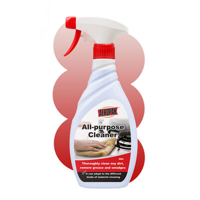 Aeropak 500ml 친환경 다목적 주방 오븐 조리기구 다중 표면 잔류물 없는 속건성 청소 스프레이